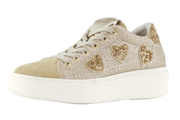 Heine Sneaker mit Glitzer-Herzen